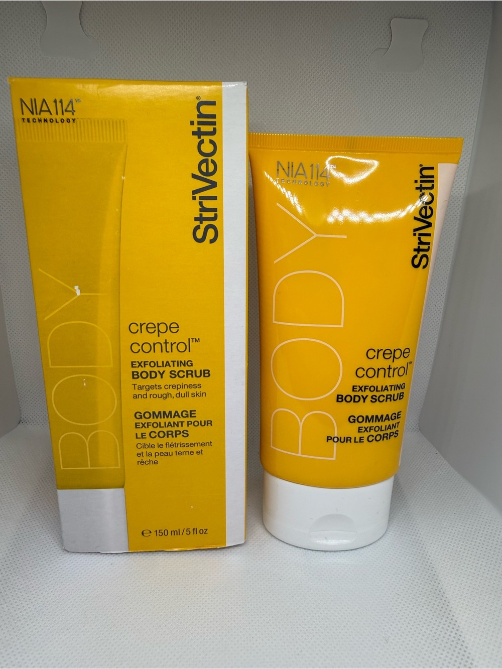 NEW StriVectin Crepe Control Exfoliating Body Scrub 150ml Firming Skin Care